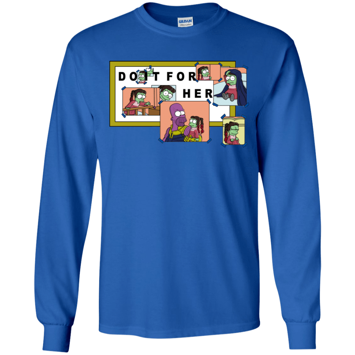 T-Shirts Royal / YS Do it for Gamora Youth Long Sleeve T-Shirt