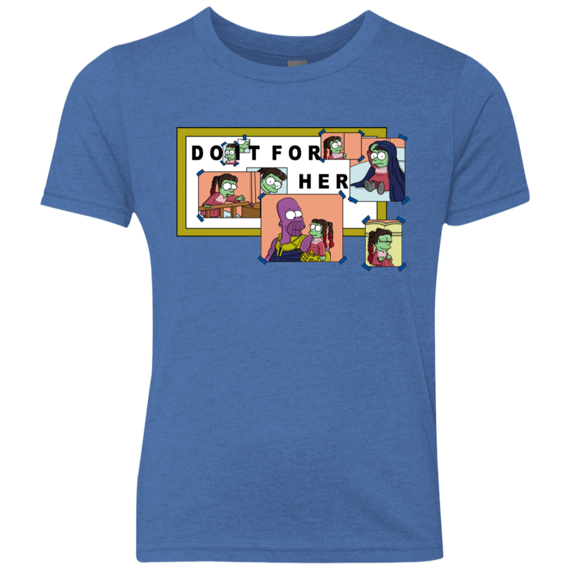 T-Shirts Vintage Royal / YXS Do it for Gamora Youth Triblend T-Shirt