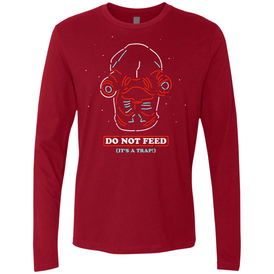 T-Shirts Cardinal / S Do Not Feed Men's Premium Long Sleeve