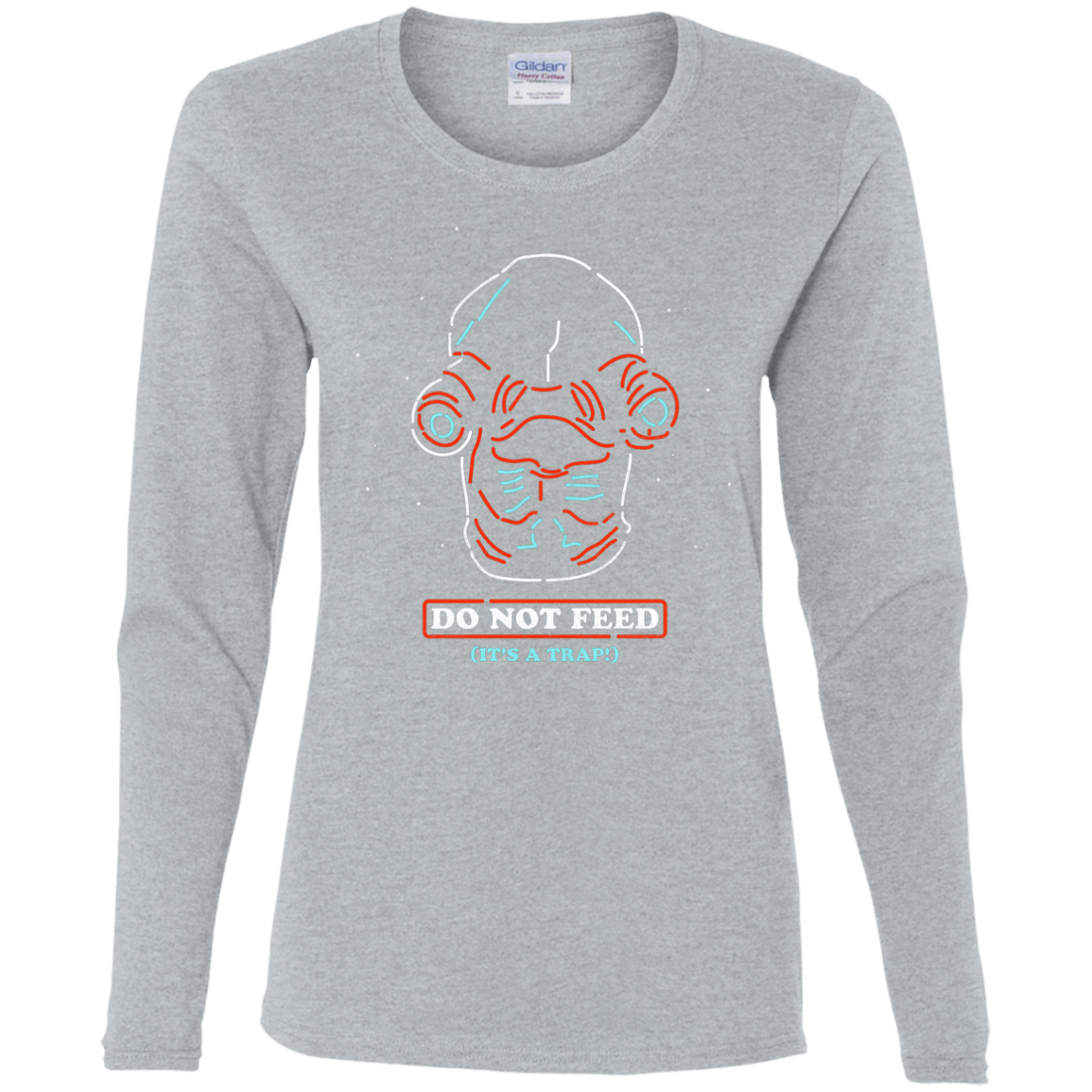 T-Shirts Sport Grey / S Do Not Feed Women's Long Sleeve T-Shirt