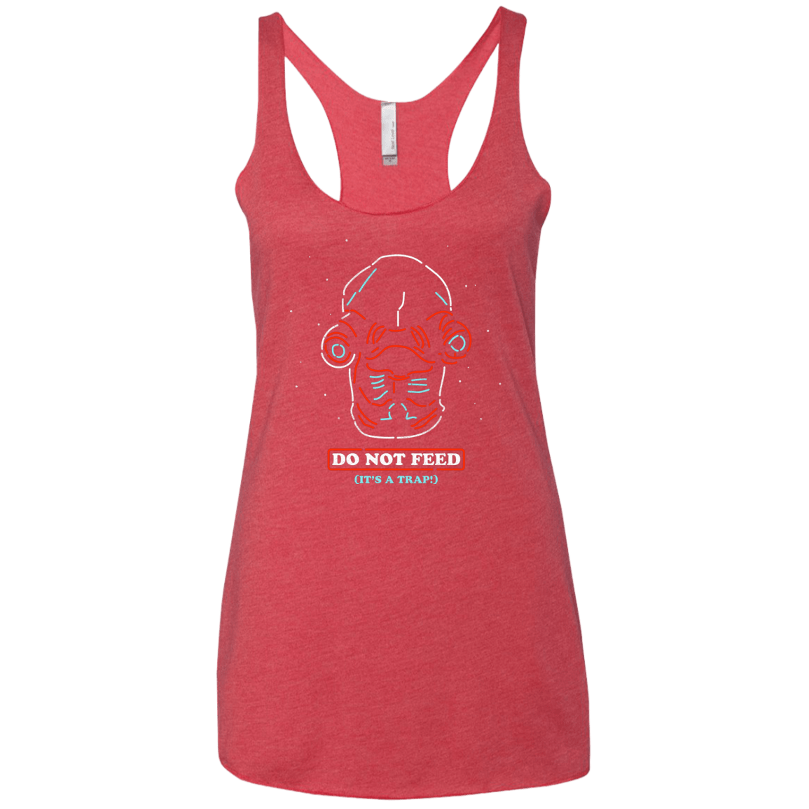 T-Shirts Vintage Red / X-Small Do Not Feed Women's Triblend Racerback Tank
