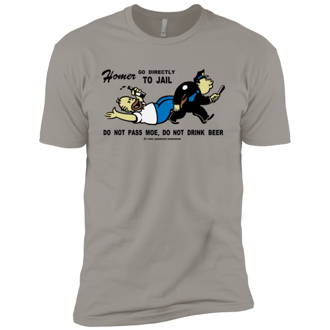 T-Shirts Light Grey / YXS Do Not Pass Moe Boys Premium T-Shirt