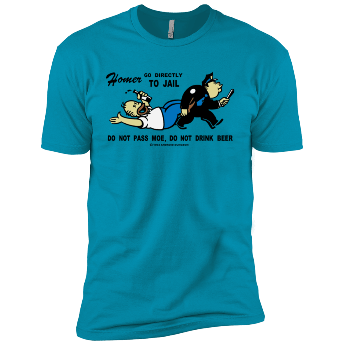 T-Shirts Turquoise / YXS Do Not Pass Moe Boys Premium T-Shirt