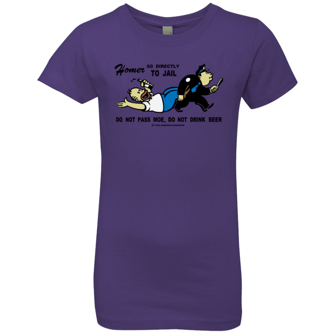T-Shirts Purple Rush / YXS Do Not Pass Moe Girls Premium T-Shirt