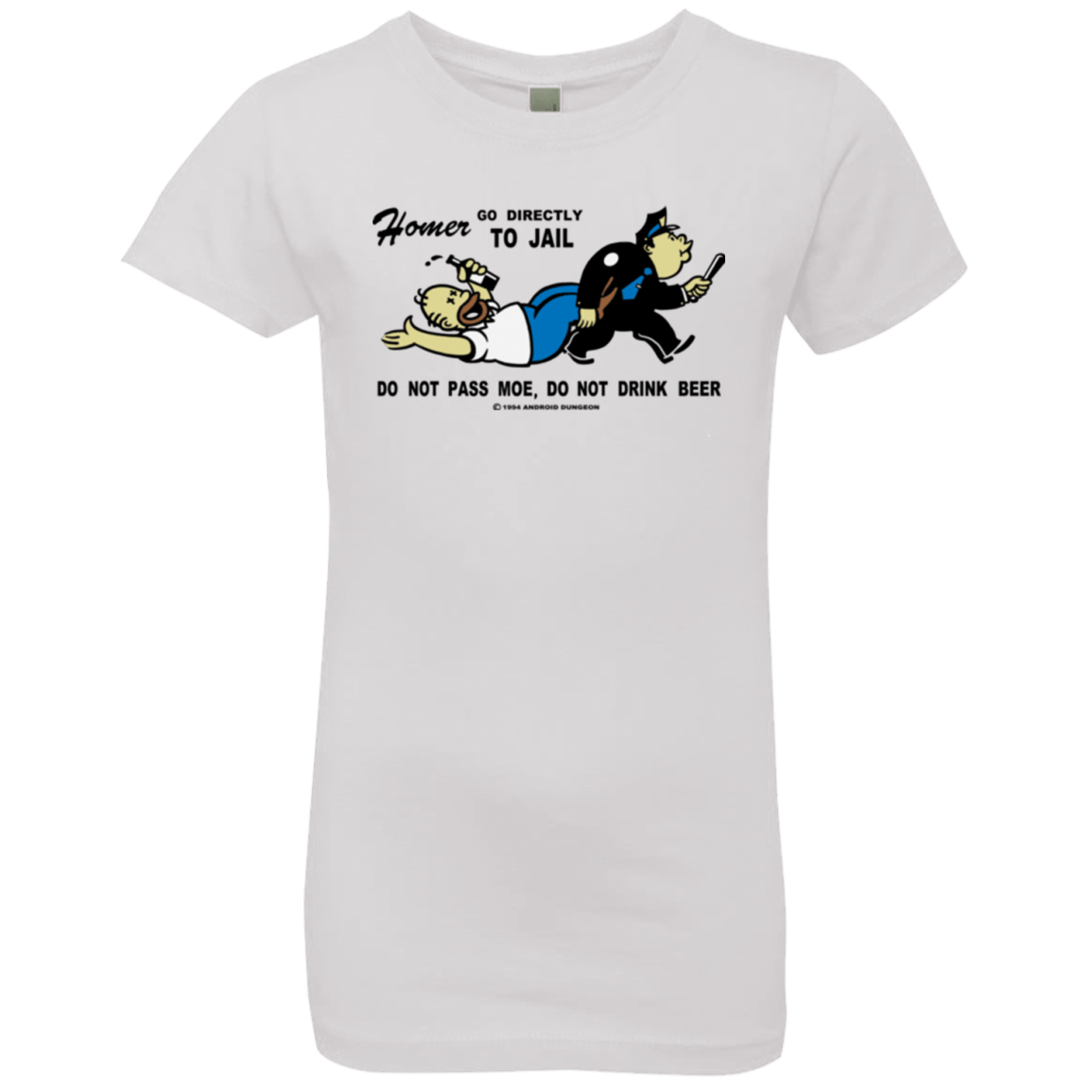 T-Shirts White / YXS Do Not Pass Moe Girls Premium T-Shirt