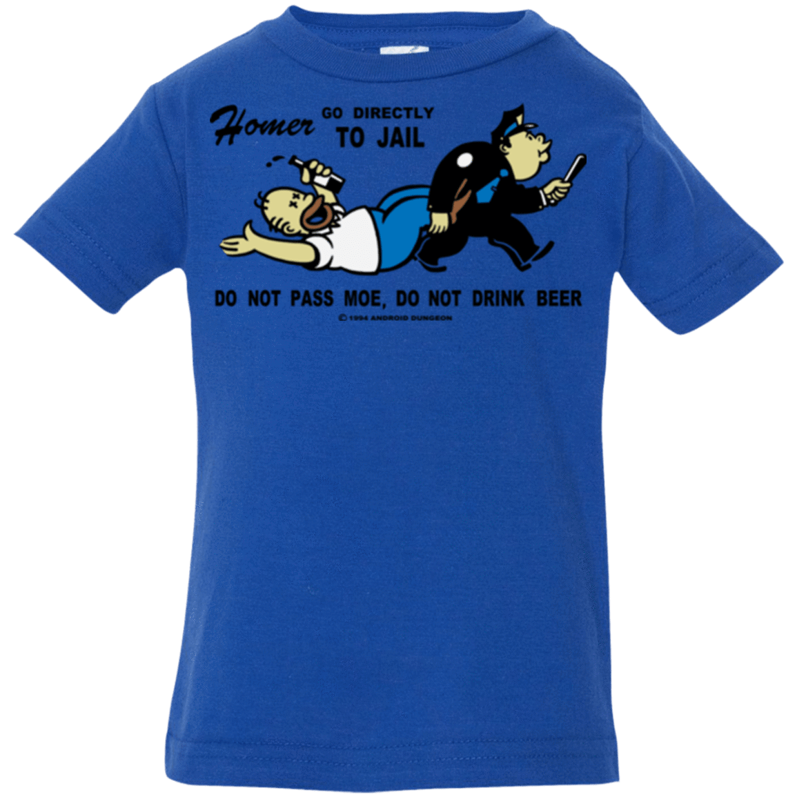 T-Shirts Royal / 6 Months Do Not Pass Moe Infant Premium T-Shirt