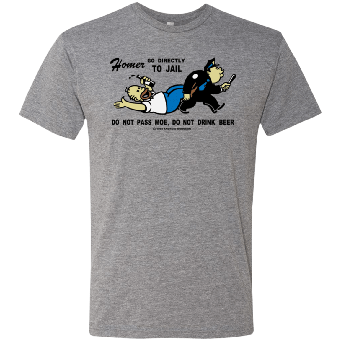 T-Shirts Premium Heather / Small Do Not Pass Moe Men's Triblend T-Shirt