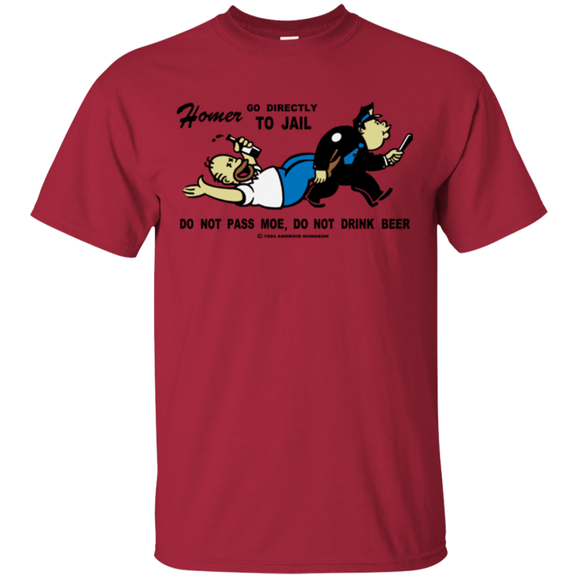 T-Shirts Cardinal / Small Do Not Pass Moe T-Shirt