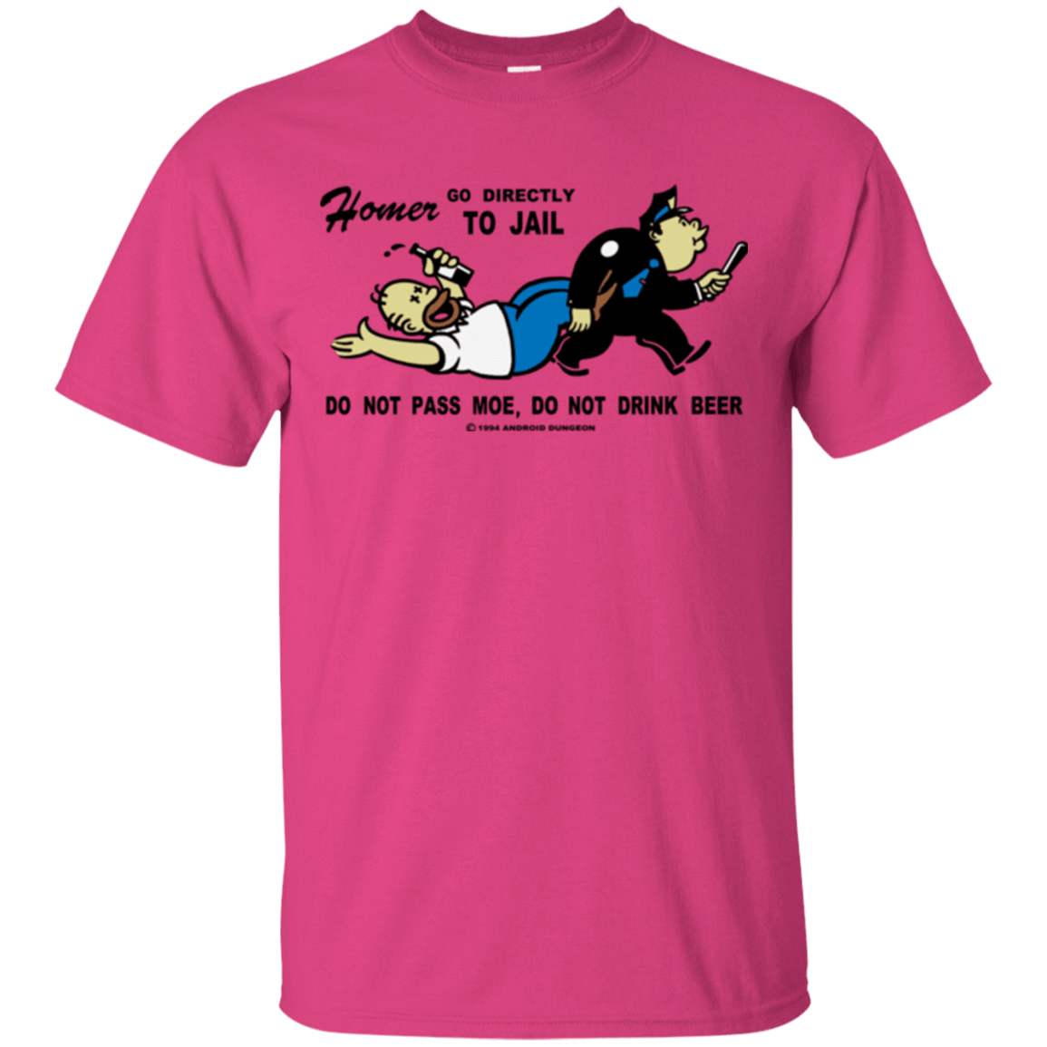 T-Shirts Heliconia / Small Do Not Pass Moe T-Shirt