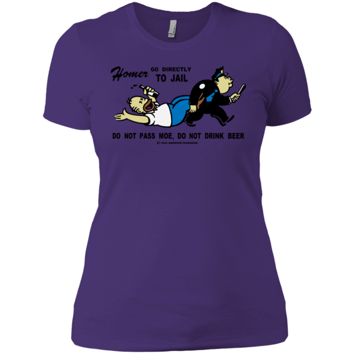 T-Shirts Purple / X-Small Do Not Pass Moe Women's Premium T-Shirt
