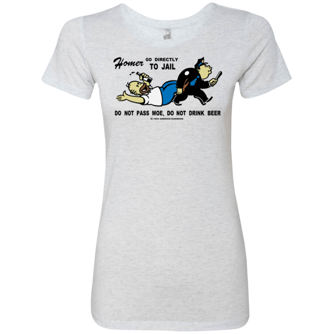 T-Shirts Heather White / Small Do Not Pass Moe Women's Triblend T-Shirt