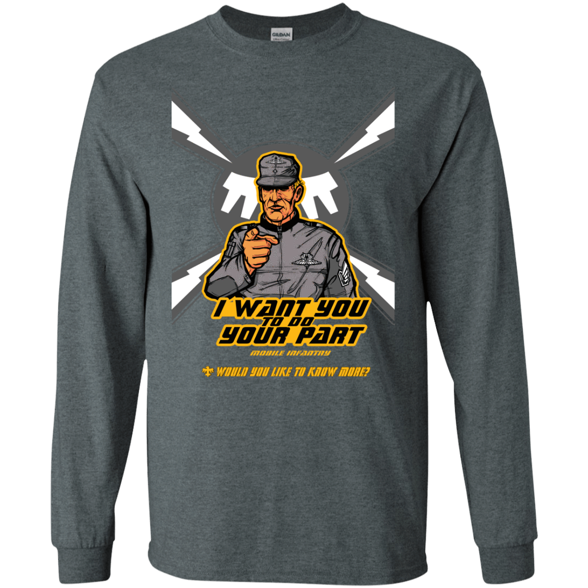 T-Shirts Dark Heather / S Do Your Part Men's Long Sleeve T-Shirt