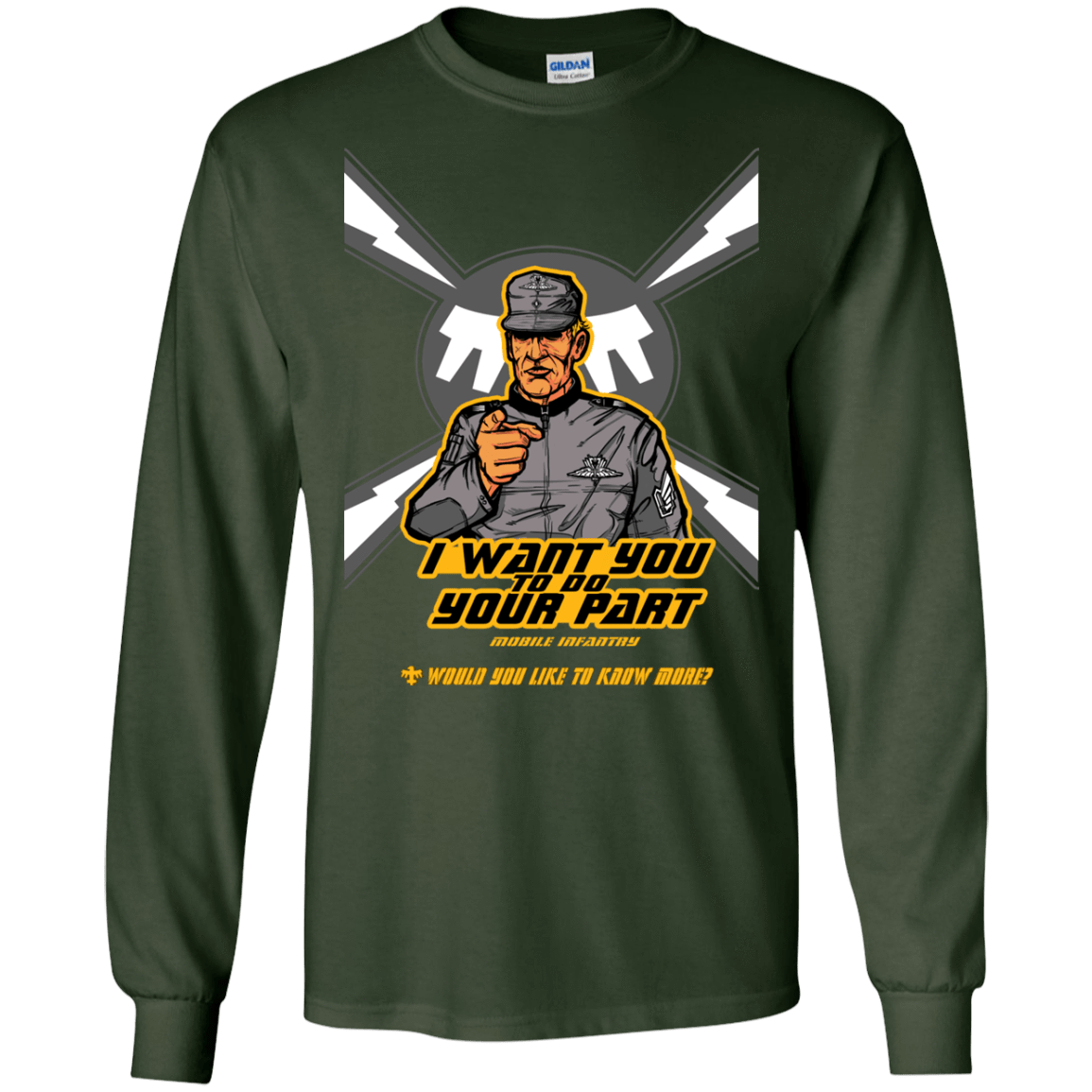 T-Shirts Forest Green / S Do Your Part Men's Long Sleeve T-Shirt