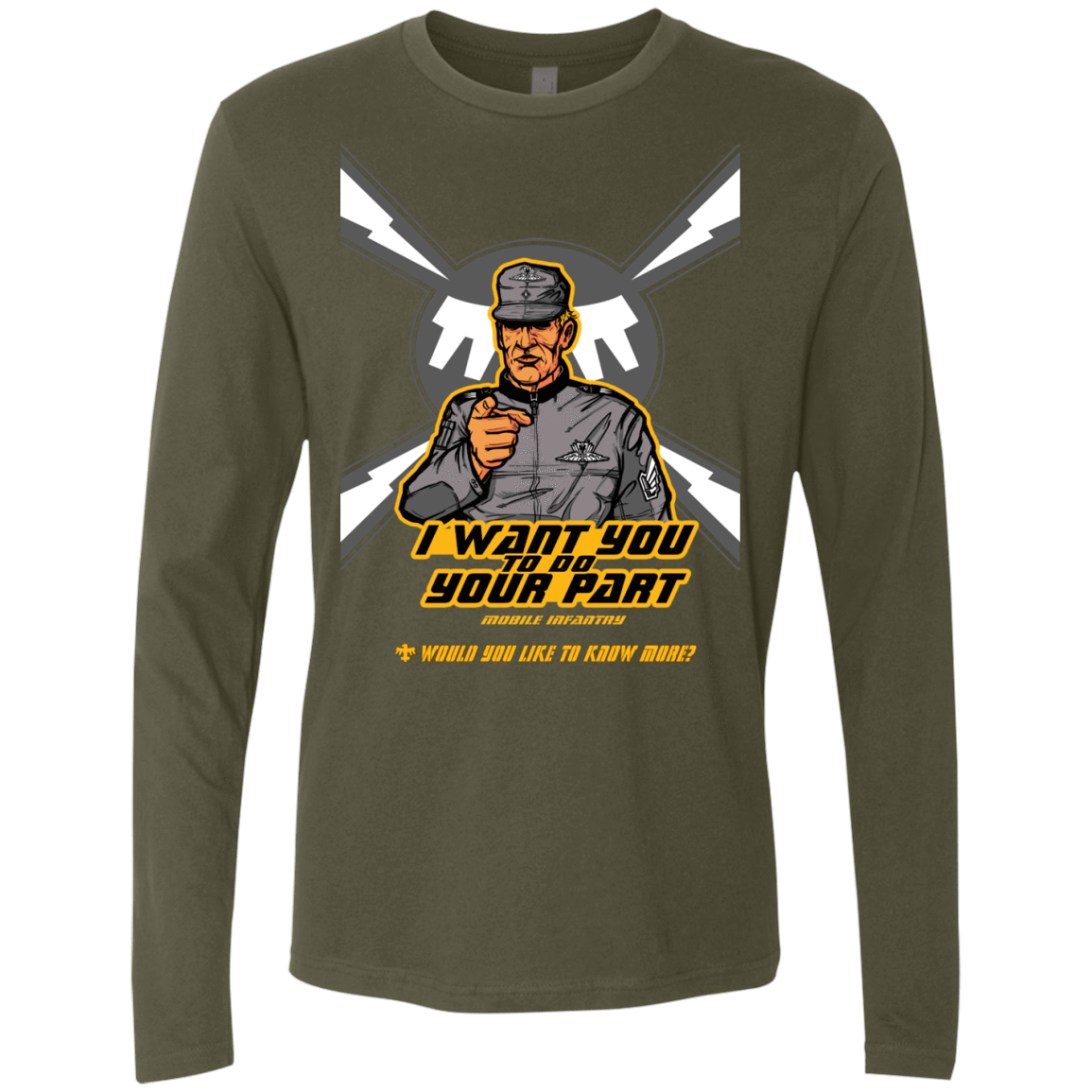 T-Shirts Military Green / S Do Your Part Men's Premium Long Sleeve