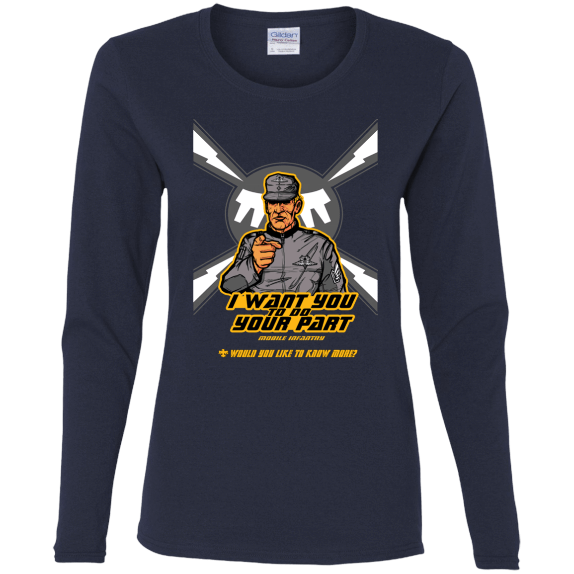 T-Shirts Navy / S Do Your Part Women's Long Sleeve T-Shirt