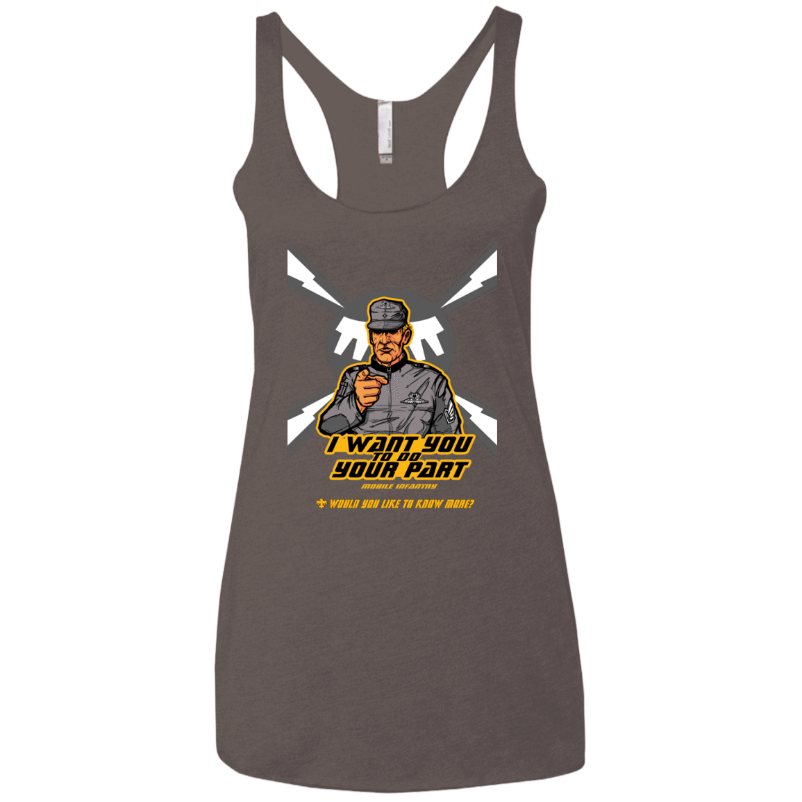 T-Shirts Macchiato / X-Small Do Your Part Women's Triblend Racerback Tank