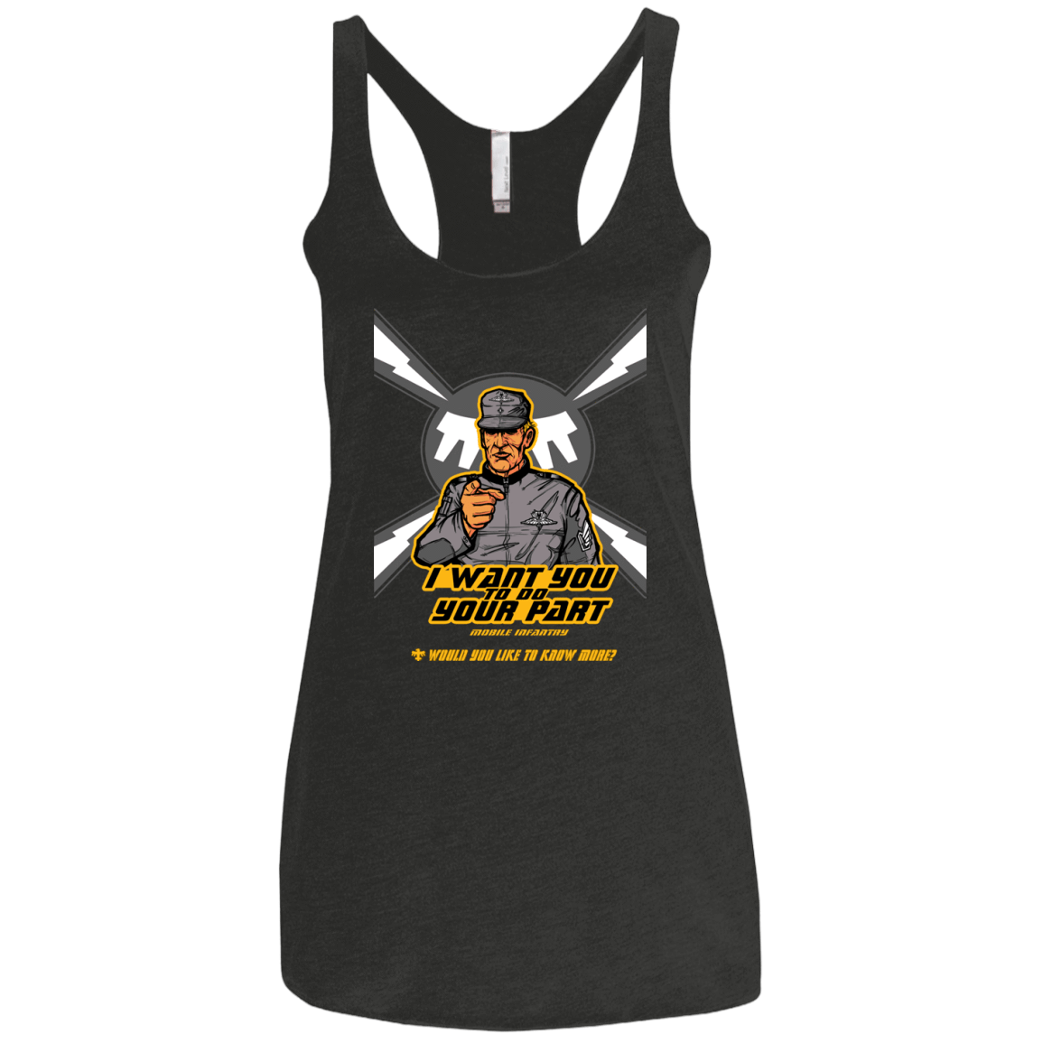 T-Shirts Vintage Black / X-Small Do Your Part Women's Triblend Racerback Tank