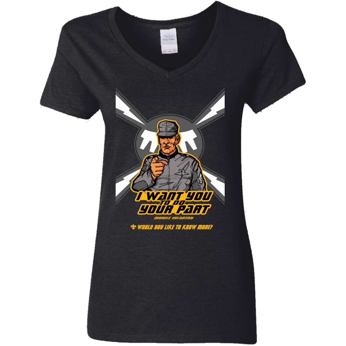 T-Shirts Black / S Do Your Part Women's V-Neck T-Shirt