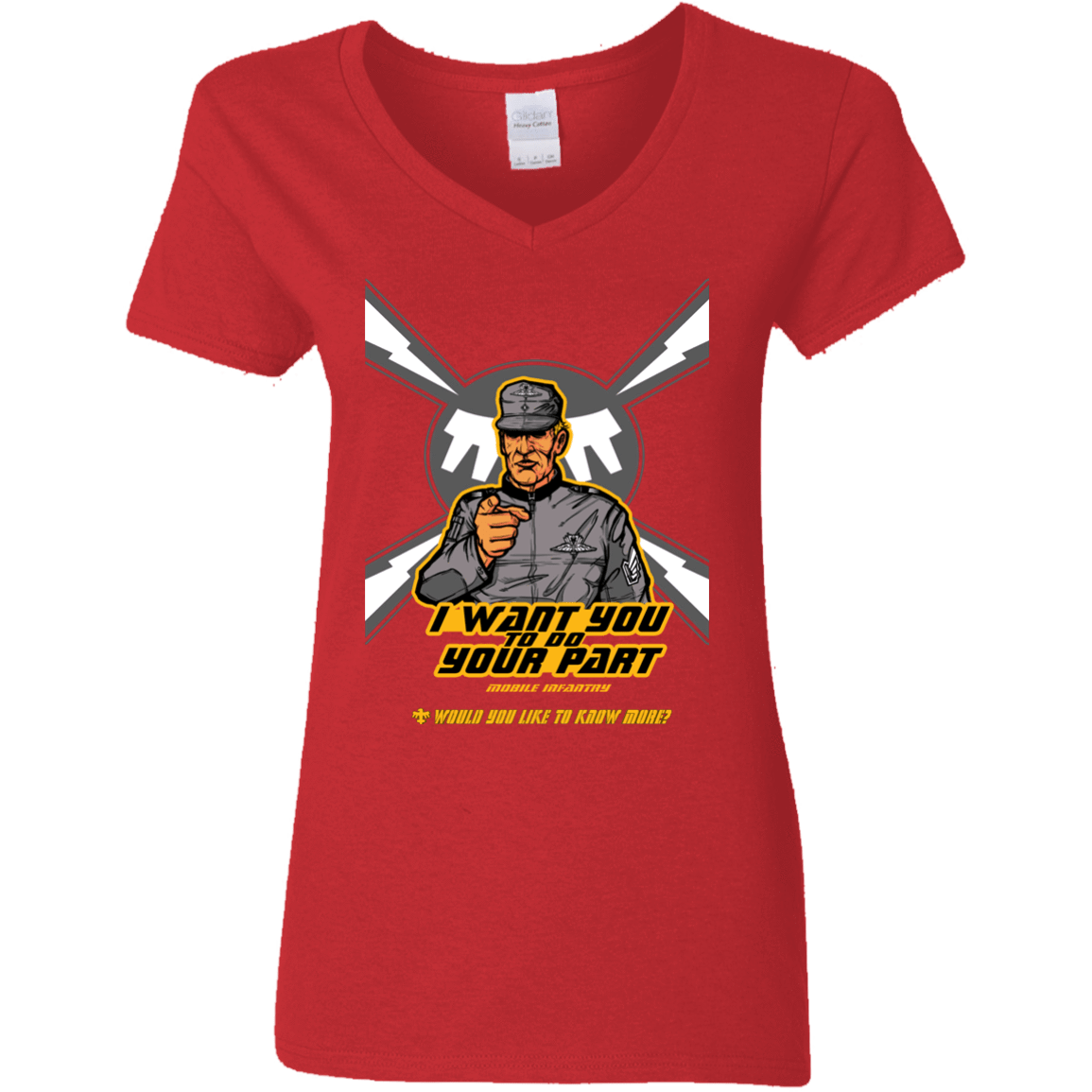 T-Shirts Red / S Do Your Part Women's V-Neck T-Shirt