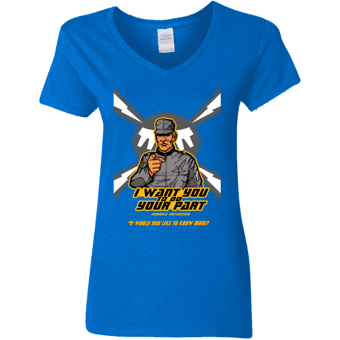T-Shirts Royal / S Do Your Part Women's V-Neck T-Shirt