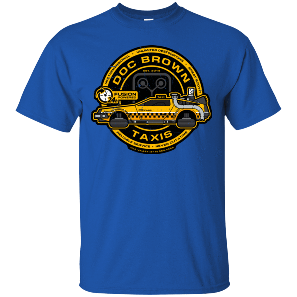 T-Shirts Royal / Small Doc Brown Taxis T-Shirt