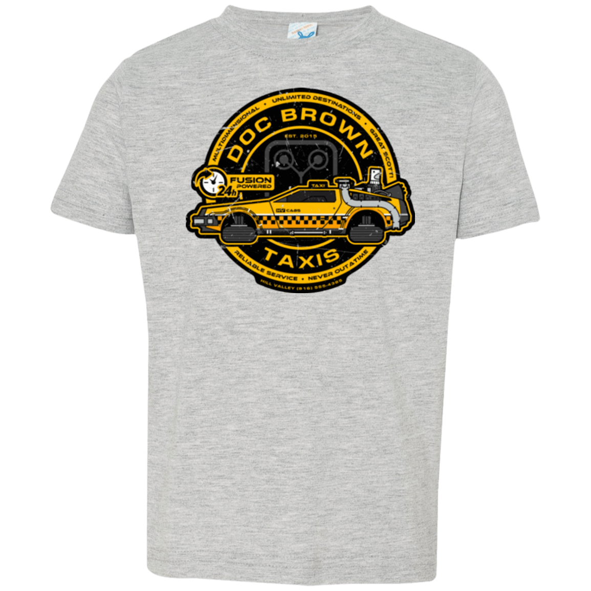 T-Shirts Heather / 2T Doc Brown Taxis Toddler Premium T-Shirt
