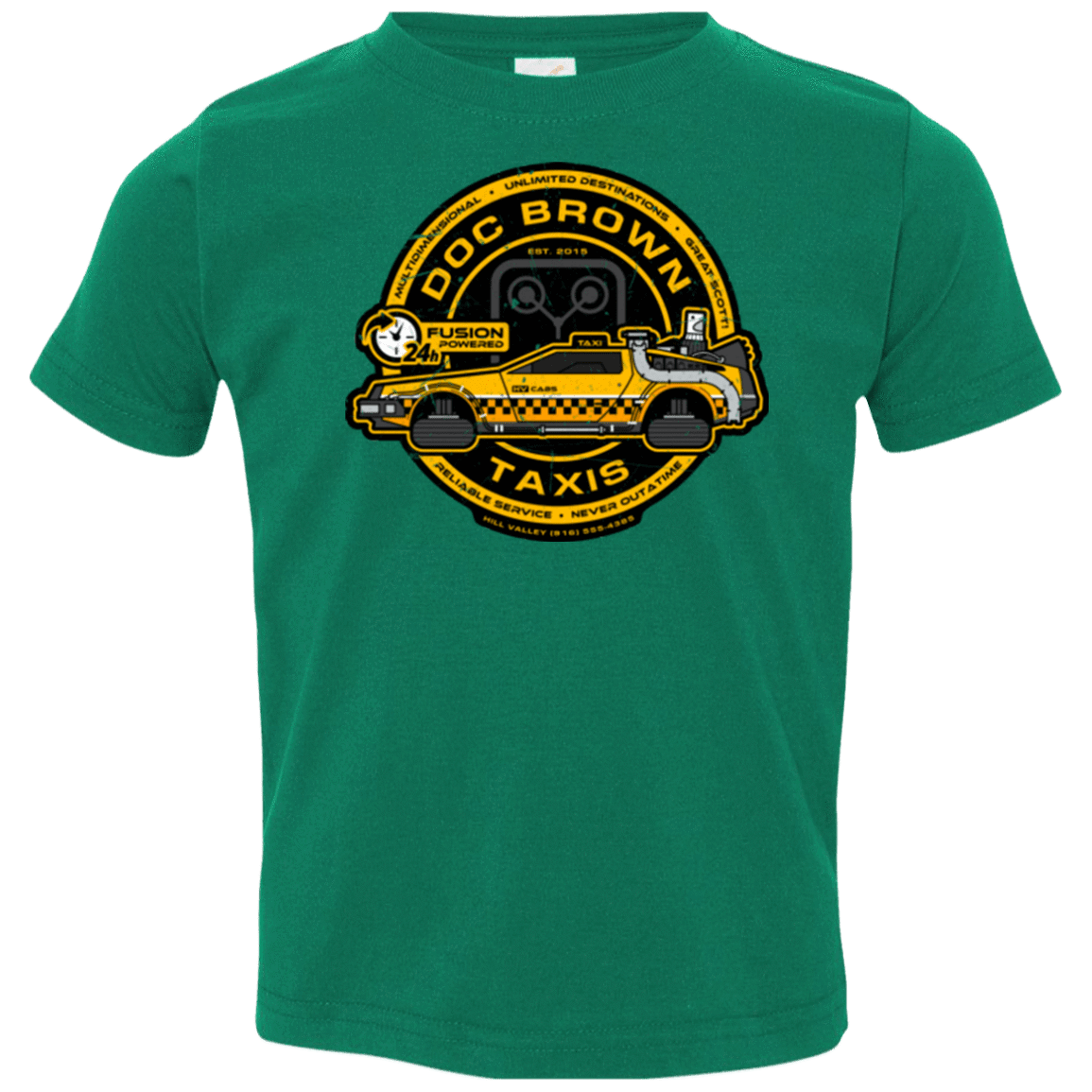 T-Shirts Kelly / 2T Doc Brown Taxis Toddler Premium T-Shirt