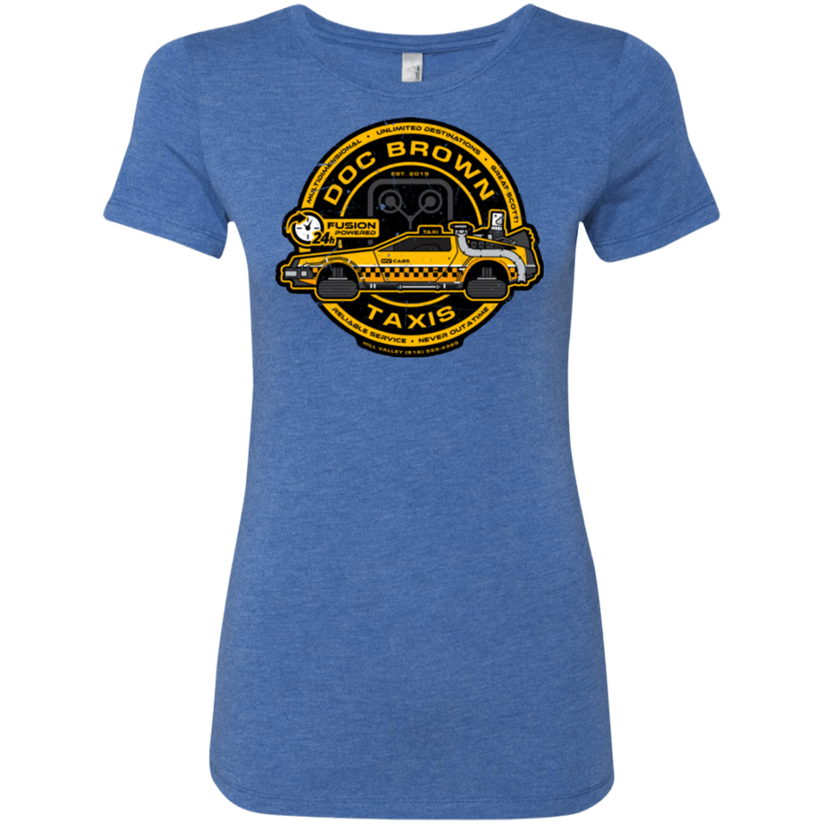 T-Shirts Vintage Royal / Small Doc Brown Taxis Women's Triblend T-Shirt