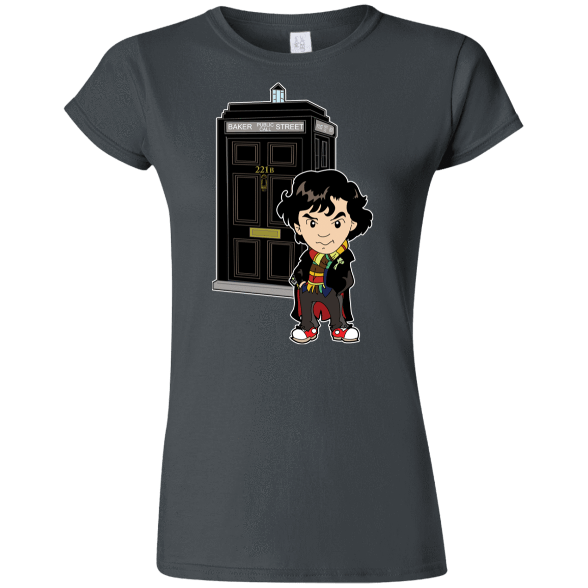 T-Shirts Charcoal / S Doclock Junior Slimmer-Fit T-Shirt