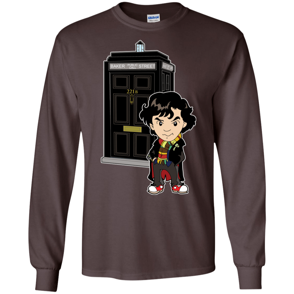 T-Shirts Dark Chocolate / S Doclock Men's Long Sleeve T-Shirt