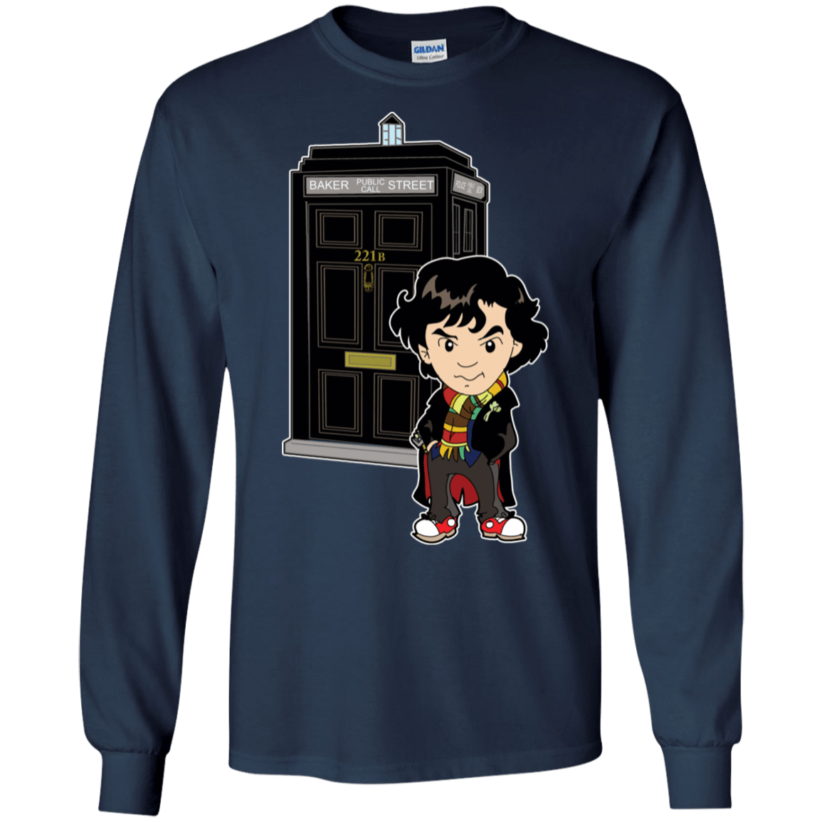 T-Shirts Navy / S Doclock Men's Long Sleeve T-Shirt