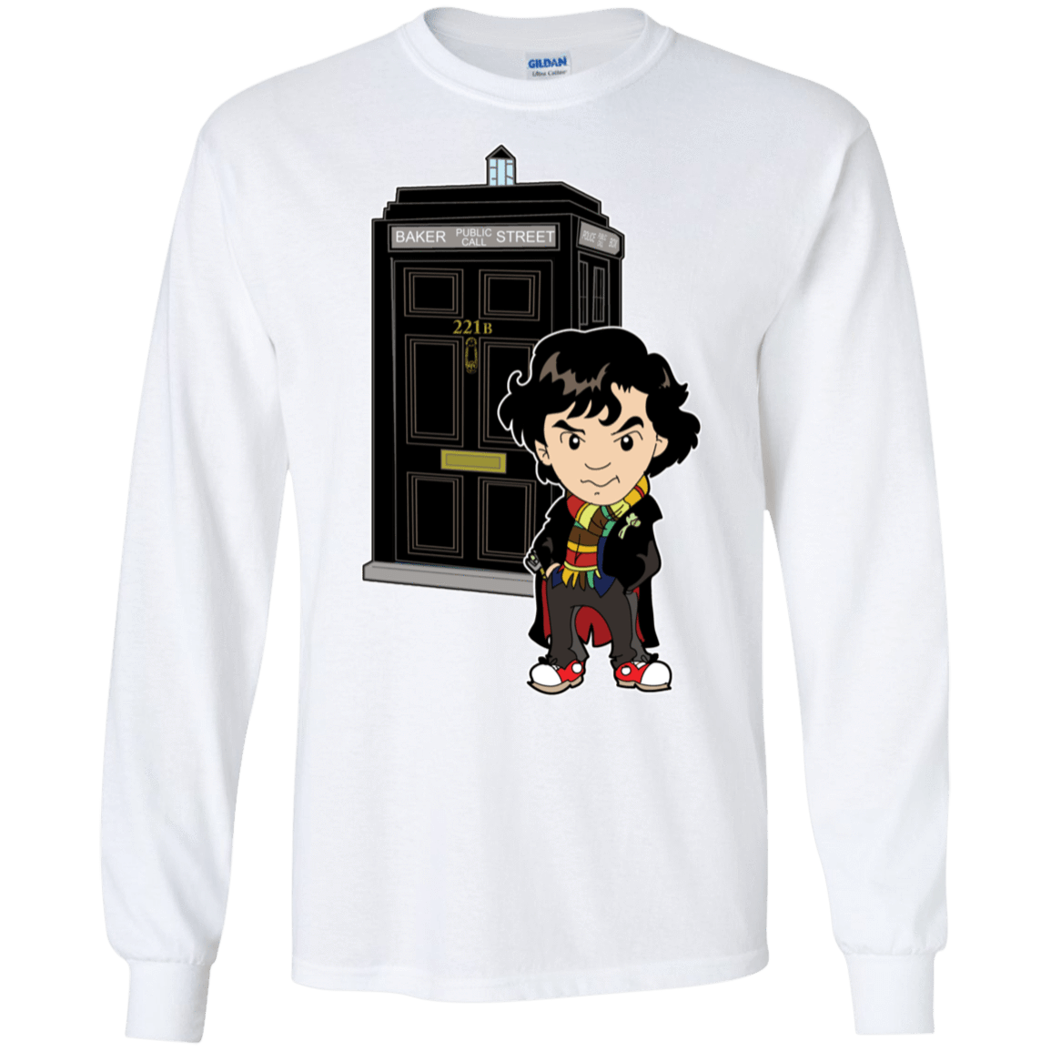 T-Shirts White / S Doclock Men's Long Sleeve T-Shirt