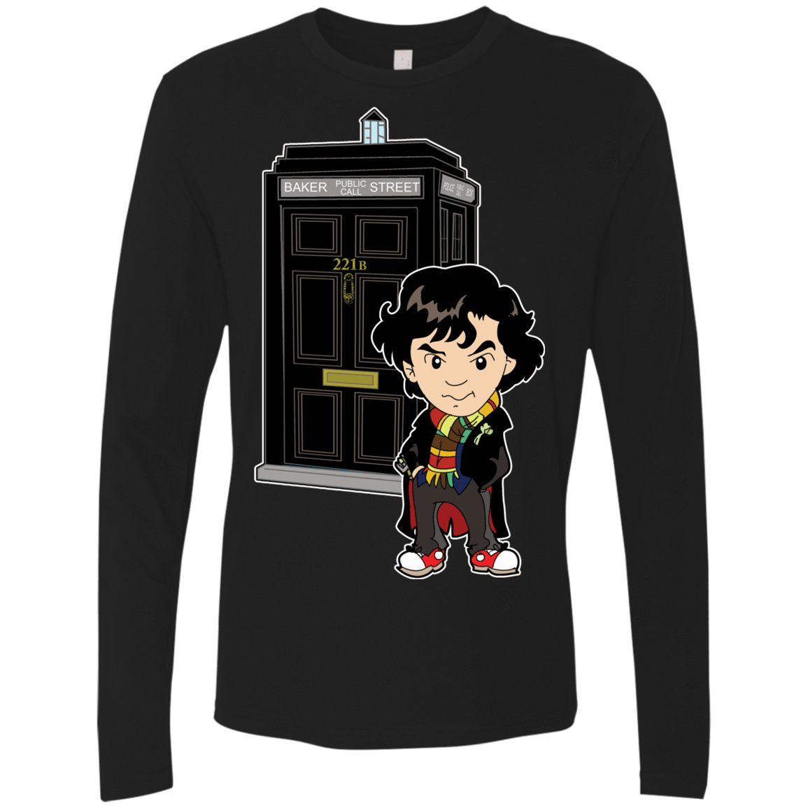 T-Shirts Black / S Doclock Men's Premium Long Sleeve