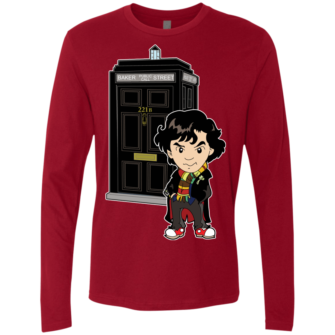 T-Shirts Cardinal / S Doclock Men's Premium Long Sleeve