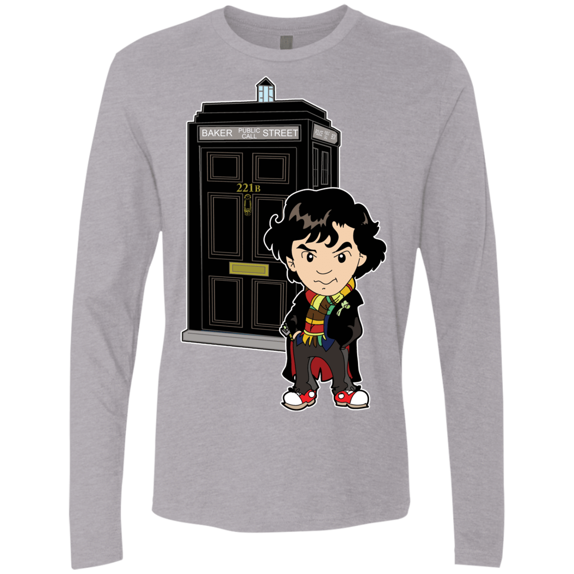 T-Shirts Heather Grey / S Doclock Men's Premium Long Sleeve