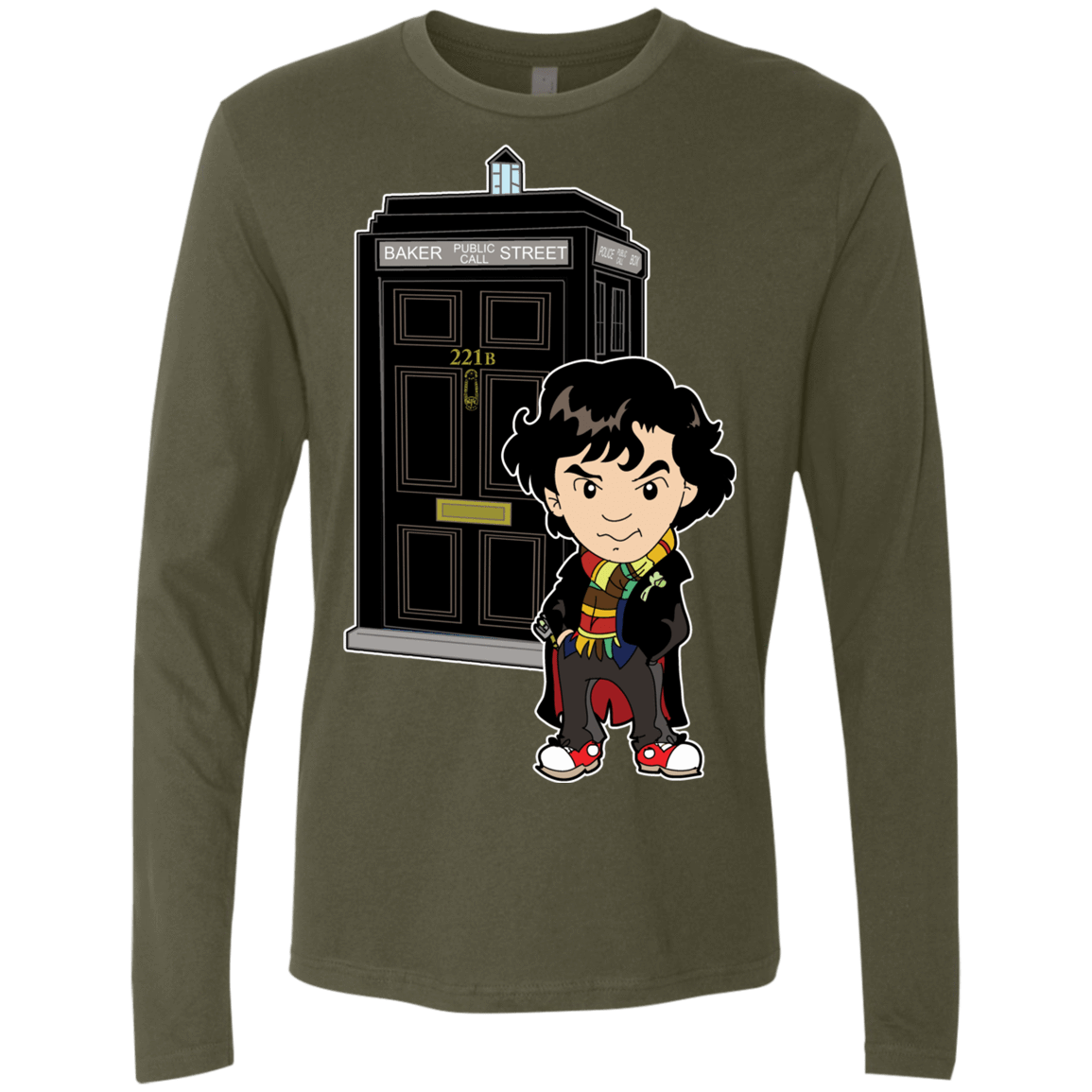 T-Shirts Military Green / S Doclock Men's Premium Long Sleeve
