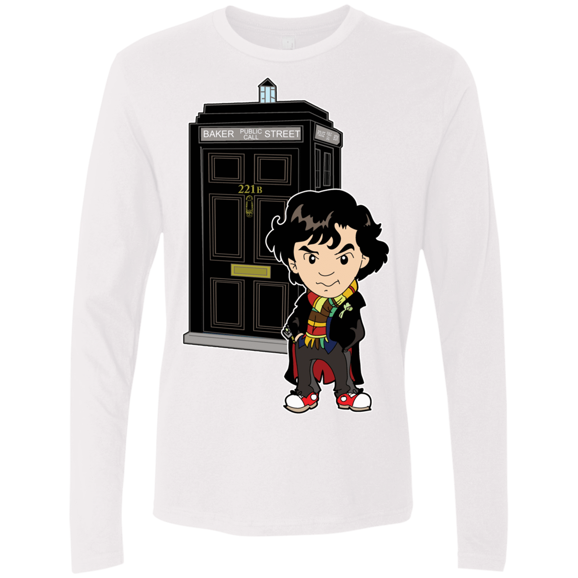 T-Shirts White / S Doclock Men's Premium Long Sleeve