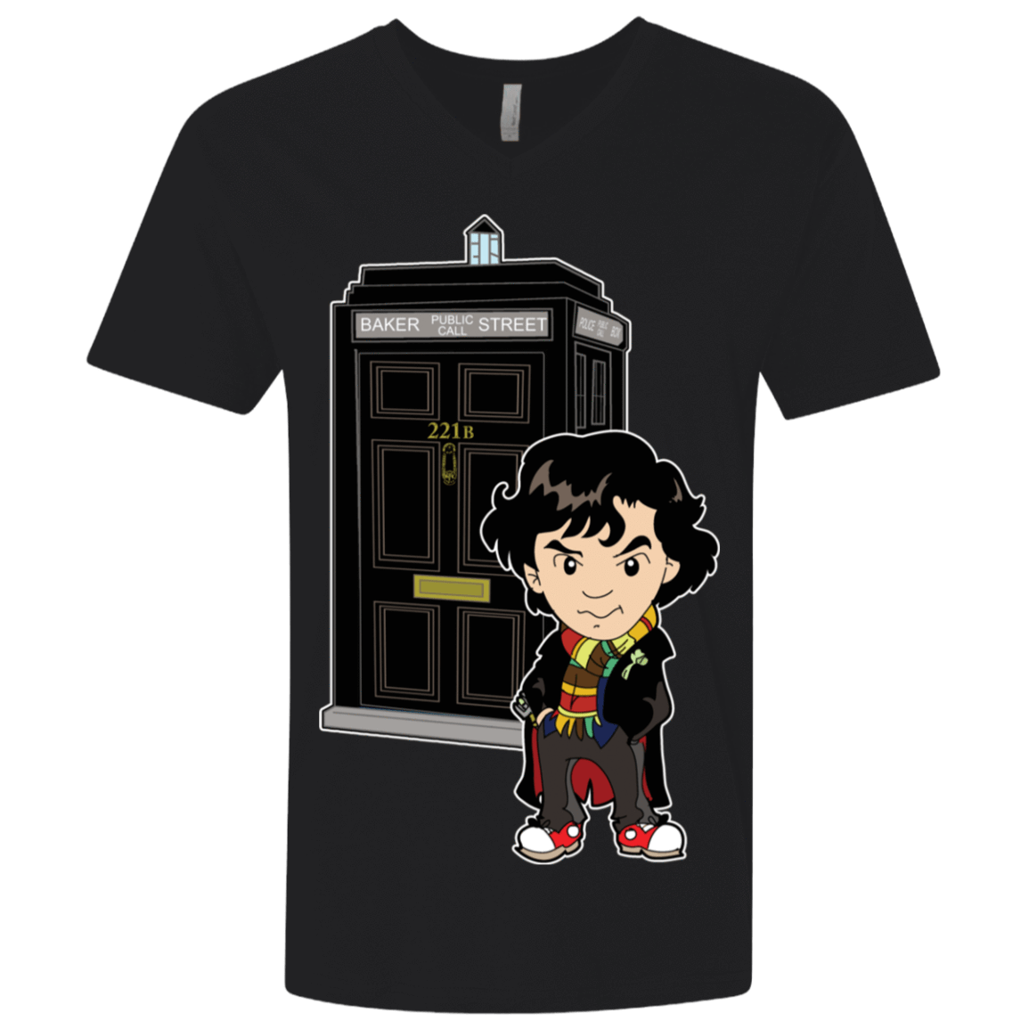 T-Shirts Black / X-Small Doclock Men's Premium V-Neck