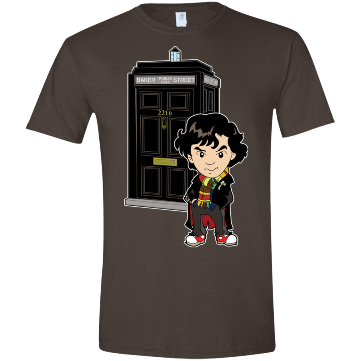 T-Shirts Dark Chocolate / S Doclock Men's Semi-Fitted Softstyle