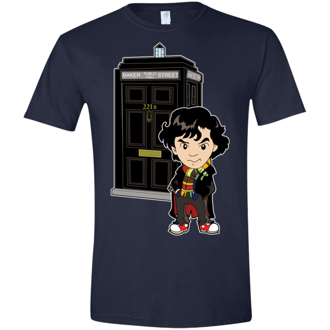 T-Shirts Navy / X-Small Doclock Men's Semi-Fitted Softstyle