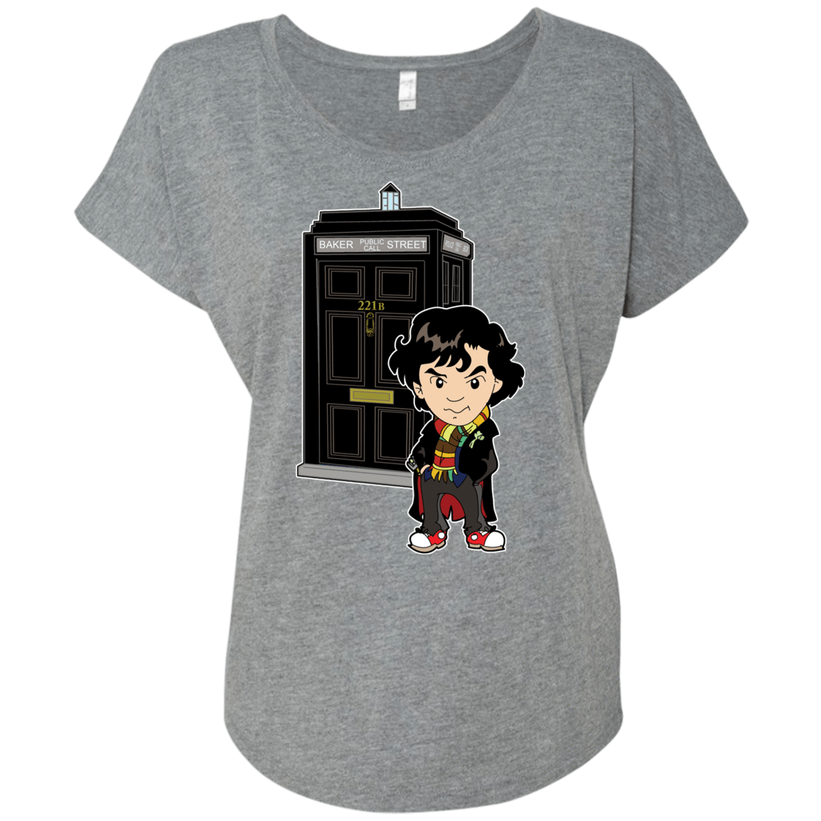 T-Shirts Premium Heather / X-Small Doclock Triblend Dolman Sleeve