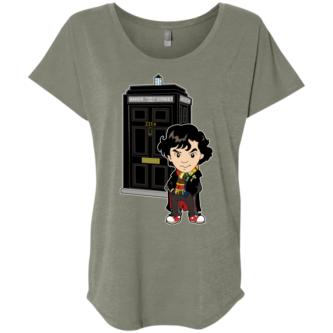 T-Shirts Venetian Grey / X-Small Doclock Triblend Dolman Sleeve