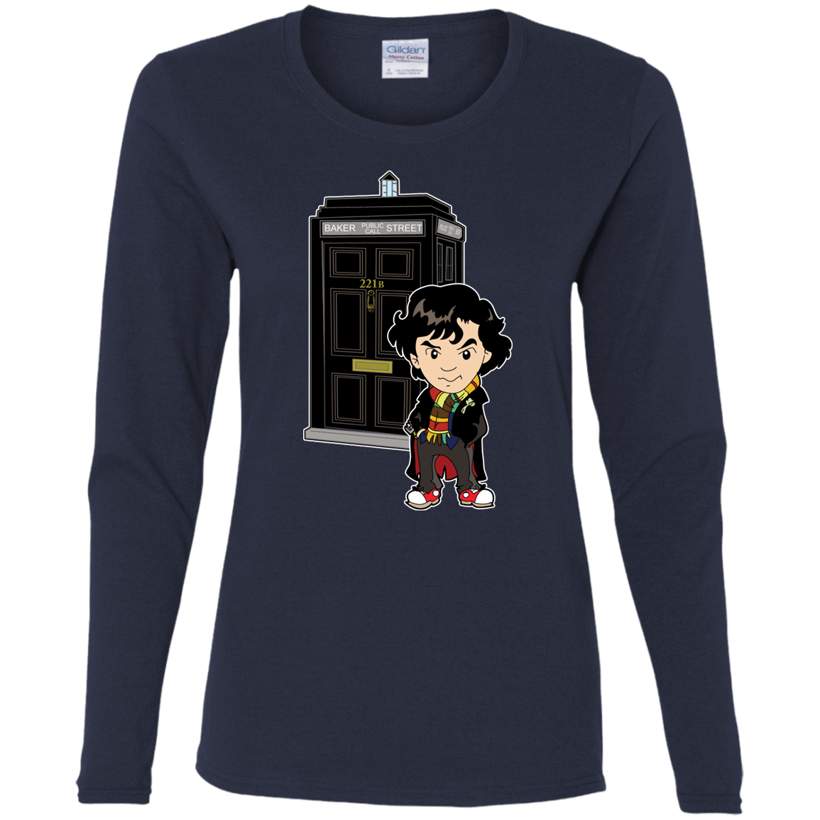 T-Shirts Navy / S Doclock Women's Long Sleeve T-Shirt