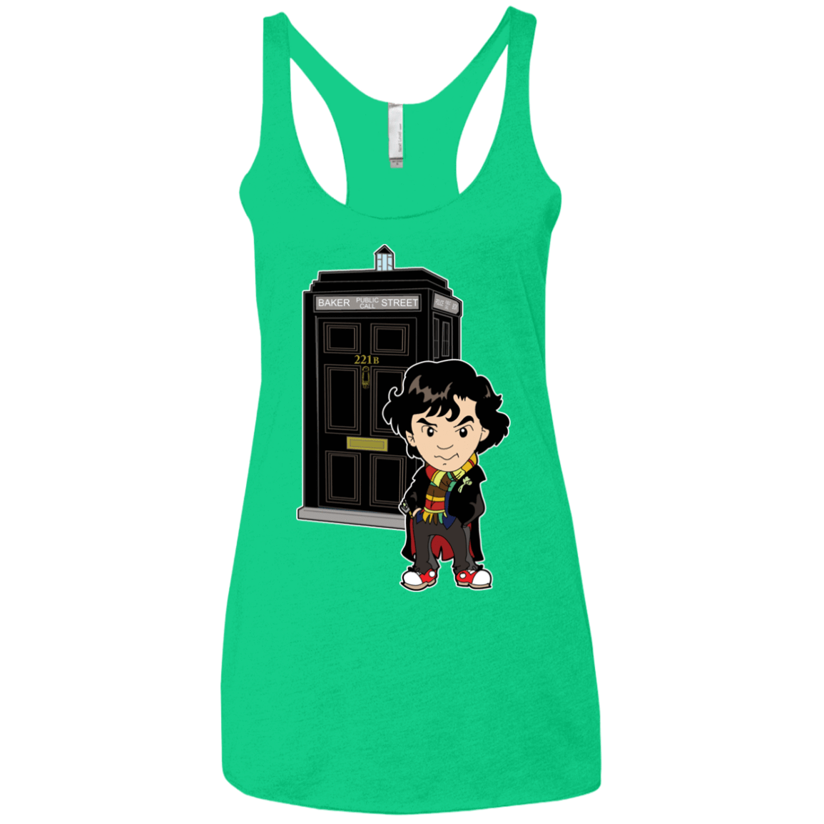 T-Shirts Envy / X-Small Doclock Women's Triblend Racerback Tank