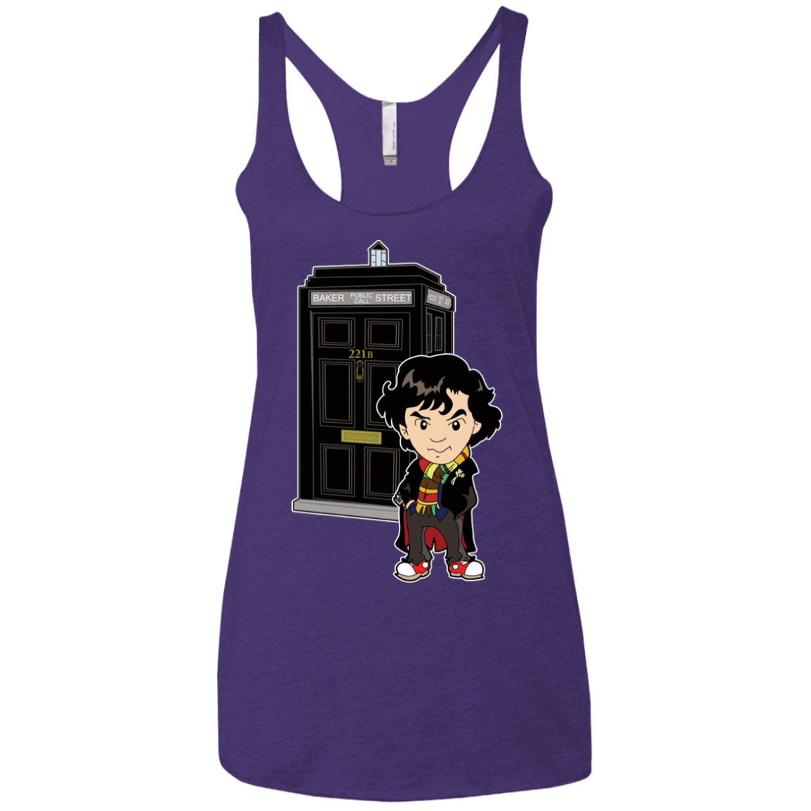 T-Shirts Purple Rush / X-Small Doclock Women's Triblend Racerback Tank