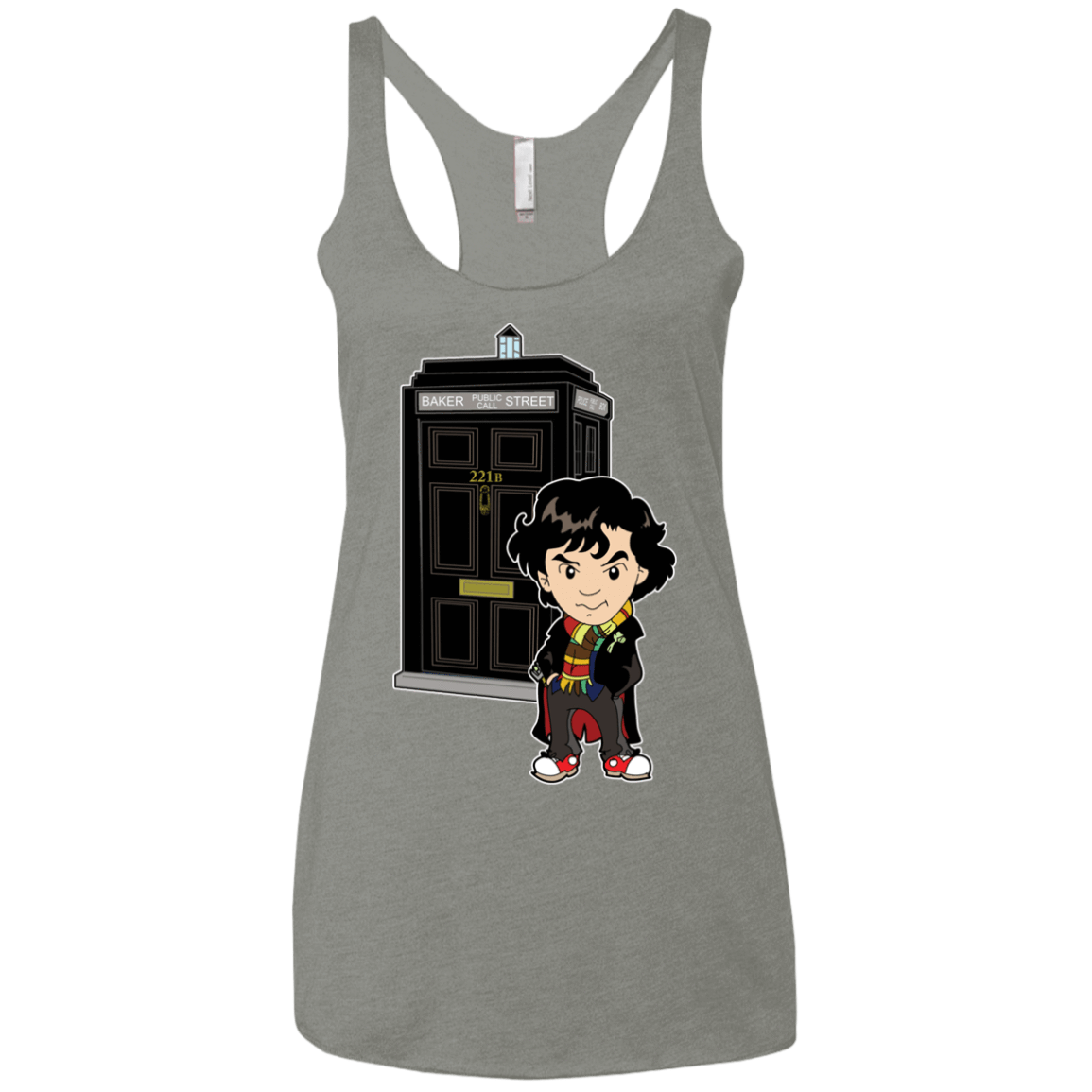T-Shirts Venetian Grey / X-Small Doclock Women's Triblend Racerback Tank