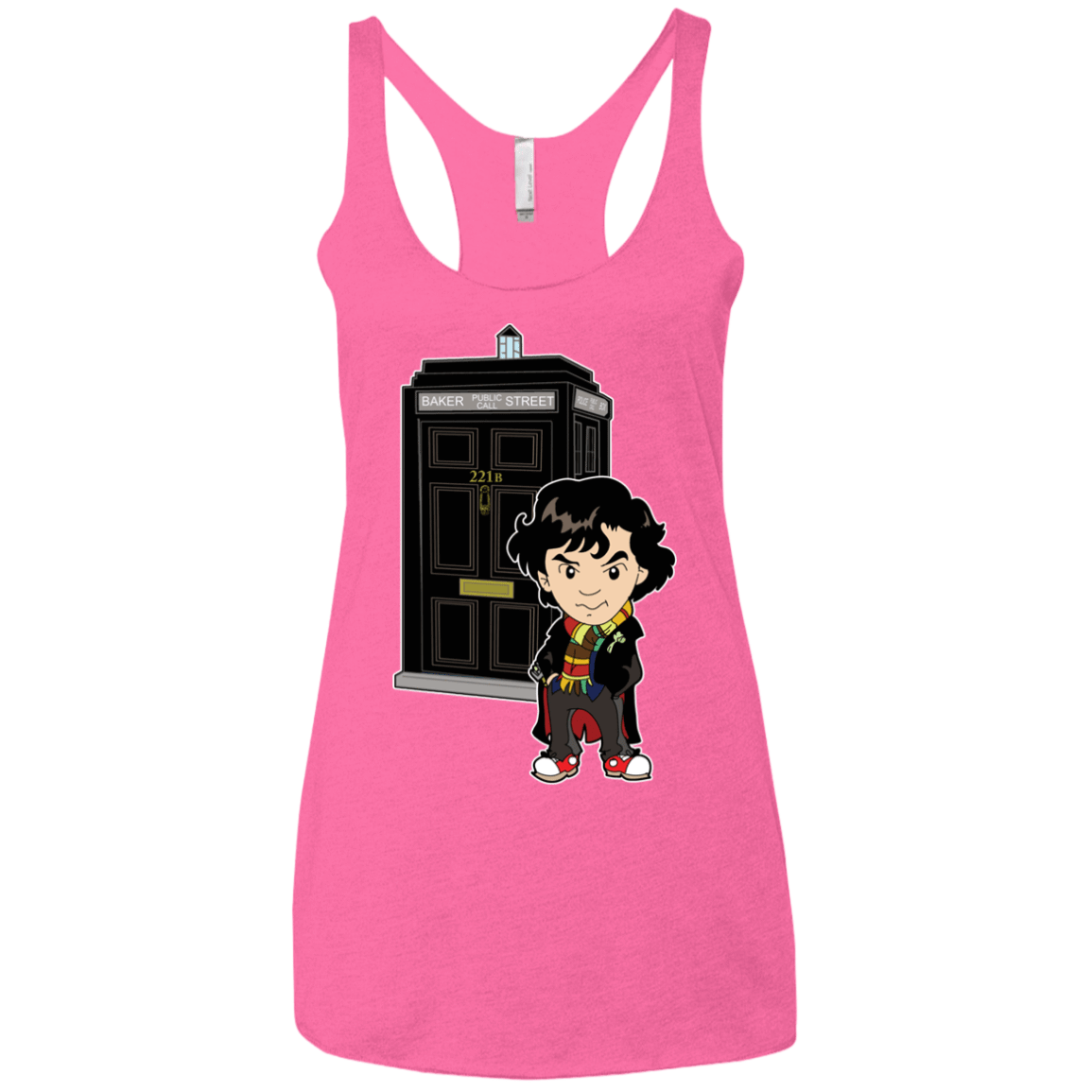 T-Shirts Vintage Pink / X-Small Doclock Women's Triblend Racerback Tank