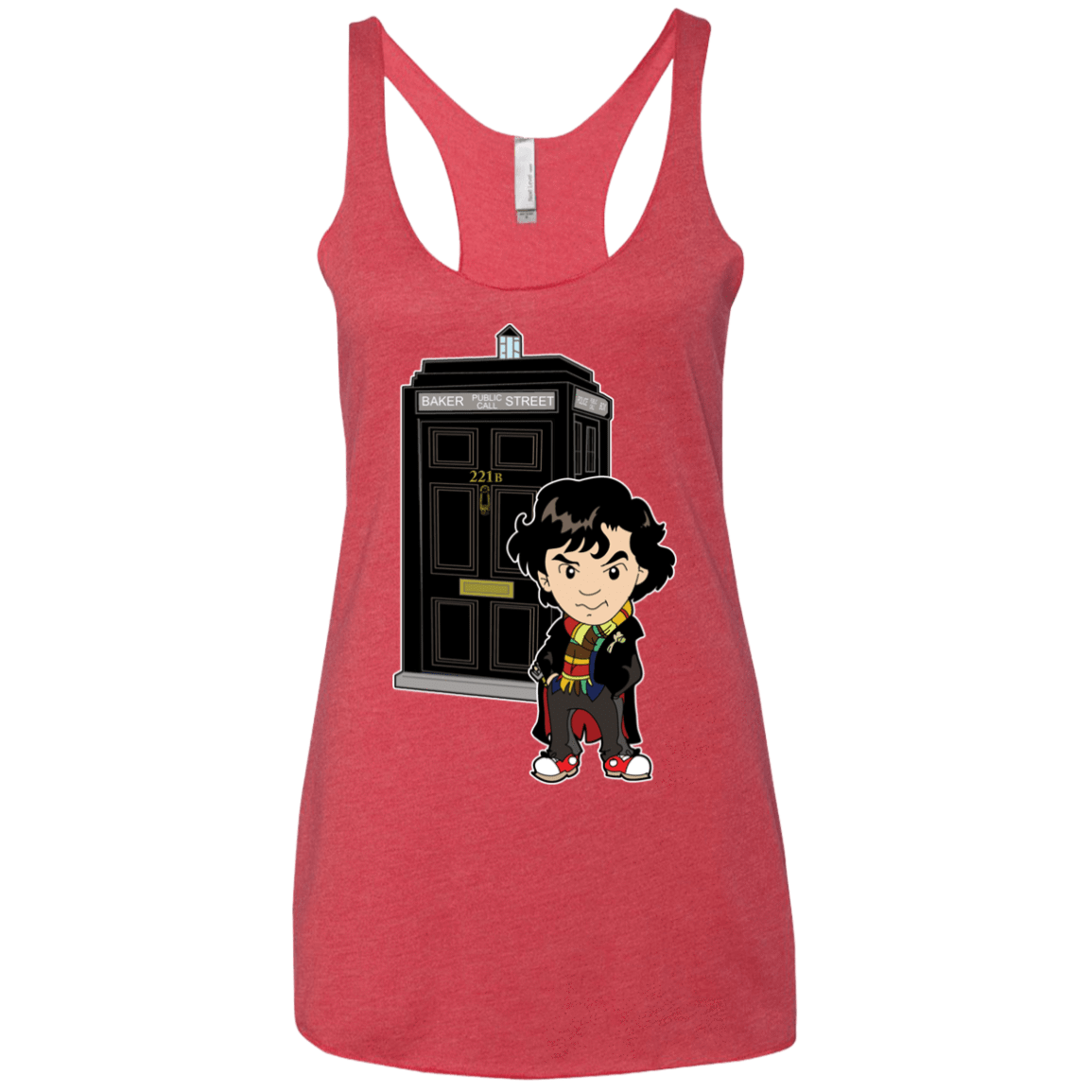 T-Shirts Vintage Red / X-Small Doclock Women's Triblend Racerback Tank