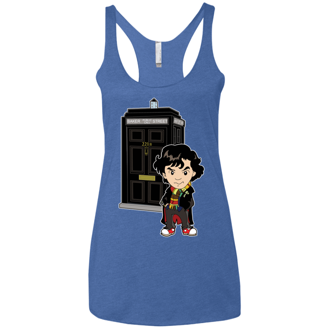 T-Shirts Vintage Royal / X-Small Doclock Women's Triblend Racerback Tank