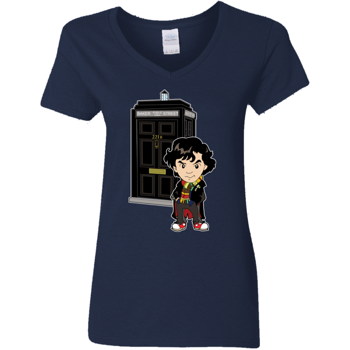 T-Shirts Navy / S Doclock Women's V-Neck T-Shirt